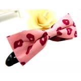 2013韩版竖夹香蕉夹印花蝴蝶结花点发饰头饰品发夹发卡秋冬 香蕉夹