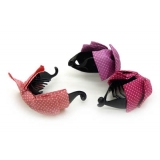 韩国韩版蝴蝶结发饰  潮流香蕉夹 马尾夹马尾扣 -布艺香蕉夹