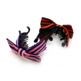 韩国韩版蝴蝶结发饰  潮流香蕉夹 马尾夹马尾扣 -布艺香蕉夹