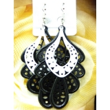 最新款韩时尚明星合金耳环