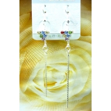 最新款韩版清新靓钻合金耳线