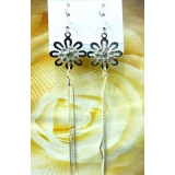 最新款韩版清新靓钻合金耳线