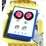 可爱点钻新款耳钉三件套