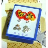 可爱点钻新款耳钉三件套