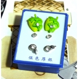 可爱点钻新款耳钉三件套