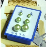 时尚珍珠新耳钉三件套