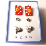 清新12款耳饰三件套