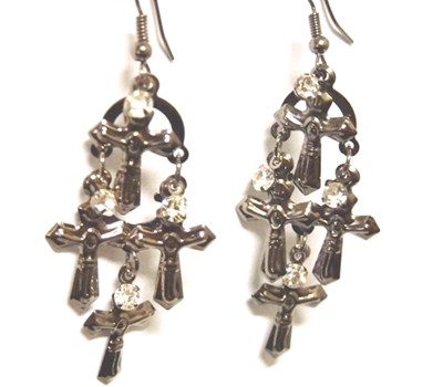 时尚十字架之恋/耳环