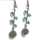 水晶向日葵之恋/耳环