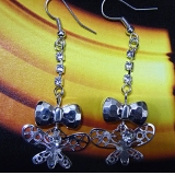 韩版/时尚女郎/合金镶钻/精品/耳线