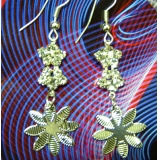 韩版/时尚女郎/合金镶钻/精品/耳线