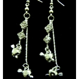 韩版/时尚女郎/合金镶钻/精品/耳线