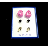 时尚个性12款耳饰三件套