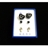 时尚个性12款耳饰三件套