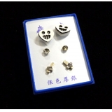 时尚个性12款耳饰三件套