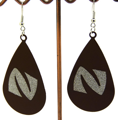 欧美流行耳饰 菱形水滴桃...