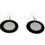 时尚大耳圈耳环 韩国时尚个性夸张耳饰 新款个性磨砂耳坠