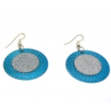 时尚大耳圈耳环 韩国时尚个性夸张耳饰 新款个性磨砂耳坠