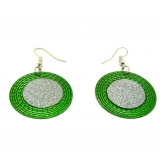 时尚大耳圈耳环 韩国时尚个性夸张耳饰 新款个性磨砂耳坠