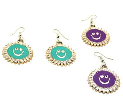 夏季新品 糖果色可爱笑脸...