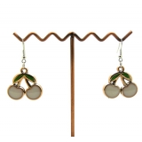 明星耳饰 韩国时尚气质耳环 欧美风复古耳坠 时尚葡萄耳环饰品