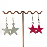 韩版卡哇伊淑女个性耳钉 韩国时尚星星耳坠 潮流复古女耳环