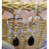 韩版耳环 防过敏时尚水钻珍珠球耳钉耳坠合金气质满钻耳饰新款