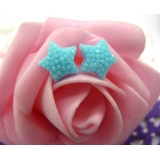 小香耳钉韩国可爱树脂糖果色星星闪亮桃心地摊耳饰品 耳钉批发厂家直批