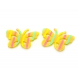 盘发饰品 韩国魔法贴留海贴 发帖蝴蝶 儿童发饰发帖 -两个装魔法帖