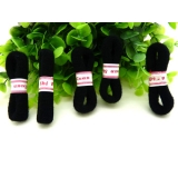 正品七彩糖果/无缝高弹发绳/小为卡-纯黑色