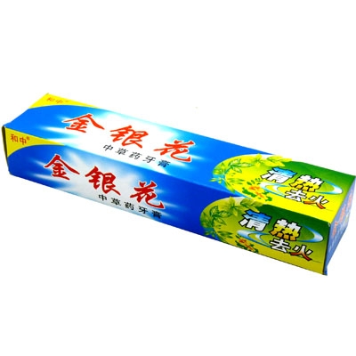 减轻牙龈问题  清新口气去口臭---金银花牙膏