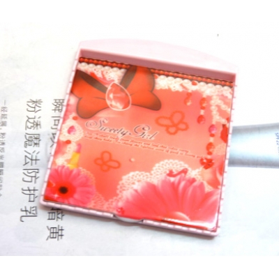 可爱温情小花镜带梳（105#）