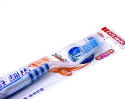 韩式软毛牙刷 口腔清洁软毛牙刷---百年靓齿023单支牙刷	