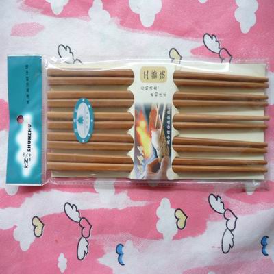 优质5双铁木筷子【加粗型】