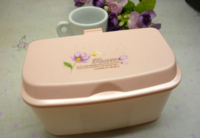 优质食品级塑料调味盒 调味罐 调料瓶-3格调味盒