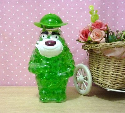 卡通固体水晶香珠芳香剂 家用厕所卫生间除臭室内空气清新剂 -熊大熊二光头强清新剂