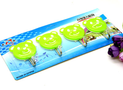 多用途实用挂钩 毛巾挂钩 厨房挂钩/4个装粘钩