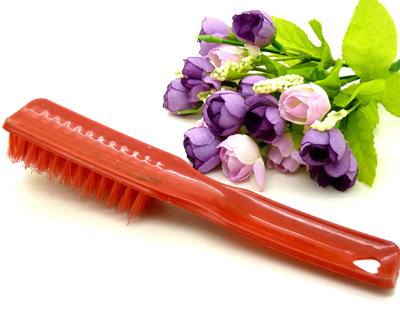 透明 塑料柄鞋刷 洗衣洗鞋长柄刷子 -塑料把鞋刷