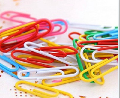 彩色清新糖果色 曲别针50枚办公用品-回形针