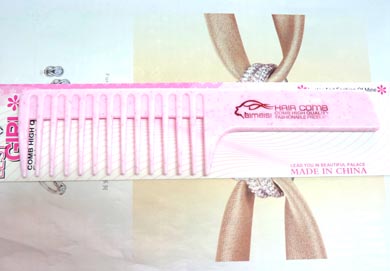 美发直把宽齿梳（2214）