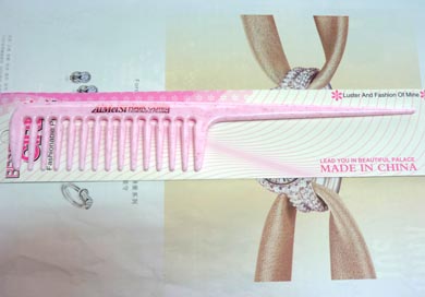 流行时尚分针大齿梳（2215）