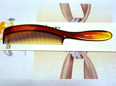 时尚咖啡透明梳（231）