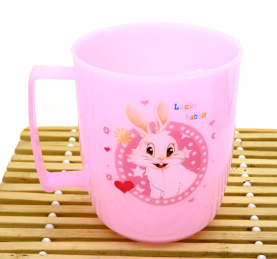 热卖 塑料杯 正品家居杯啤酒杯 茶杯摔不碎杯子小兔子杯 -8023漱口杯