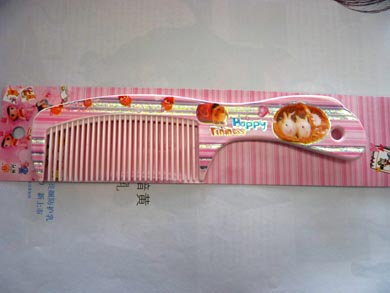 可爱木纹卡通梳（9916）