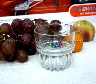 正品雅特蓝精品酒店超市专供晶质玻璃杯-小晶钻杯