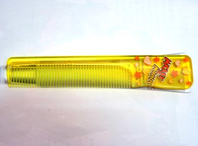 可爱卡通透明锯形梳（250）