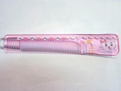 可爱卡通透明锯形梳（250）