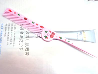 可爱卡通分针折叠梳（240）