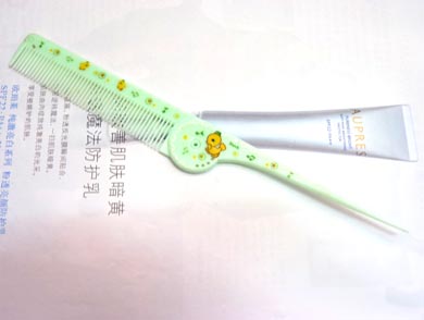 可爱卡通分针折叠梳（240）