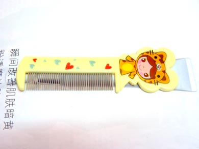 时尚伸展按摩带镜梳（0341）